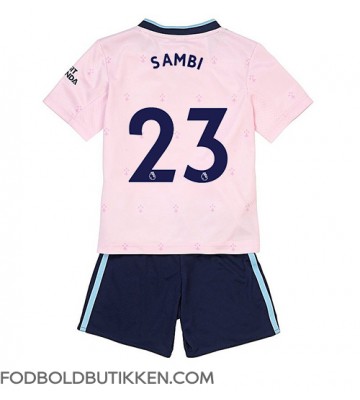 Arsenal Albert Sambi Lokonga #23 Tredjetrøje Børn 2022-23 Kortærmet (+ Korte bukser)